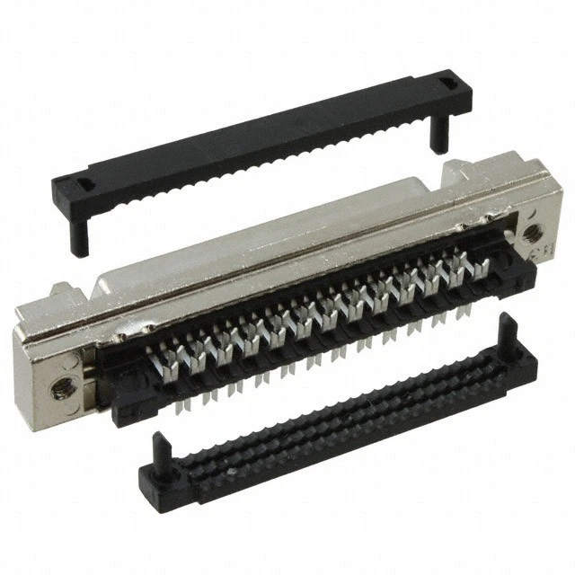 QTY (5) 50 POSITION SCSI CENTRONICS IDC RECEPTACLES 1.27mm .050 749611-5 AMP - Image 4 of 4