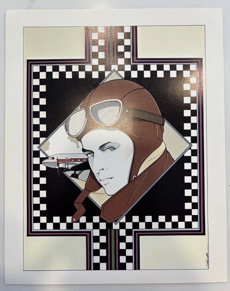 Patrick Nagel's "ITT Cannon" the "Deco Suite" finales de los 70 4 impresiones paquetes originales Foto 4 de 4