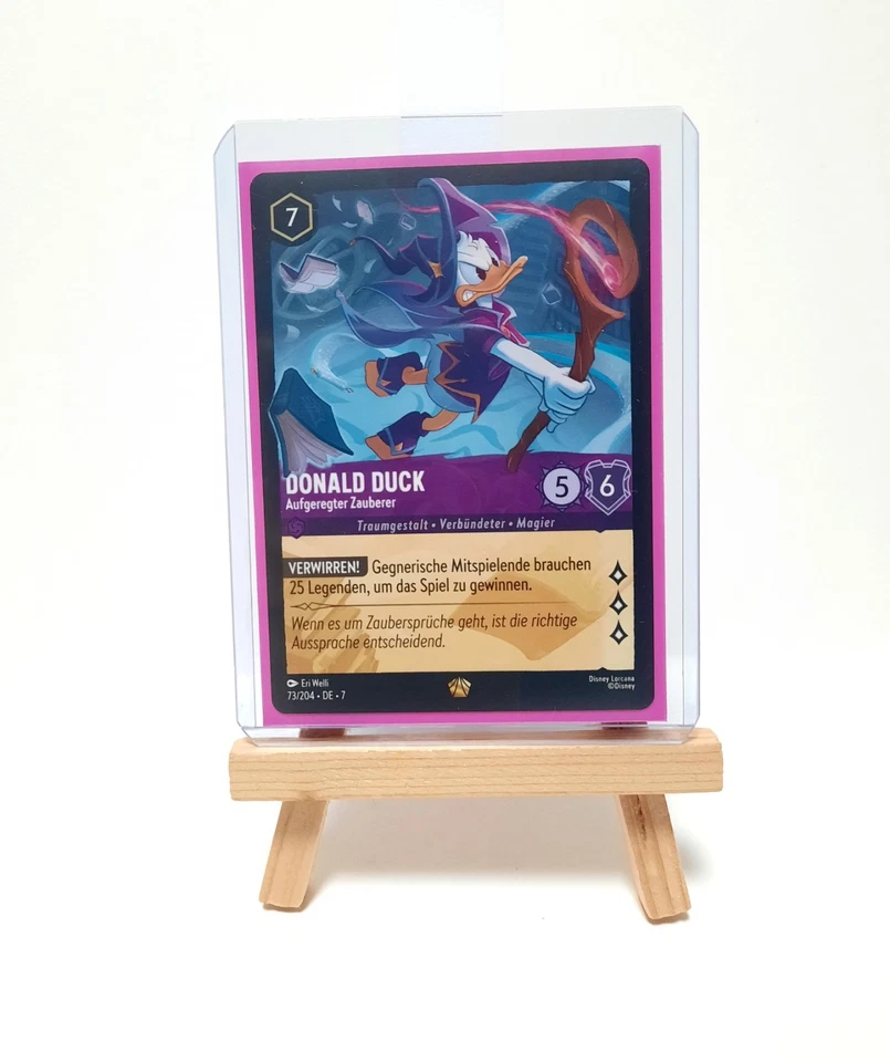 Lorcana Donald Duck Aufgeregter Zauberer 73 Non Foil Legende Archazias Insel NM