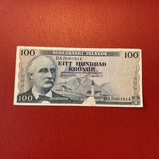 Iceland- 100 Kronur-1961