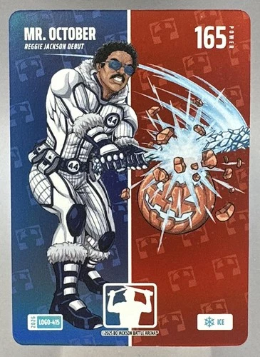 2026 Bo Jackson Battle Arena Mr. October Reggie Jackson Logofoil Ice 165
