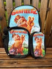 Garfield Kids Mini Backpack & Lunch Bag Set Multicolor Graphic Print Zip