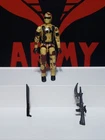 Black Major GI Joe Cobra 3.75" Desert Camo Scorpion Snake Eyes Invasor V1