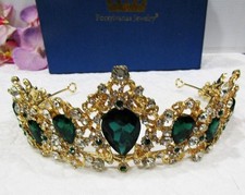 Forsylvanas biżuteria królowa okrągła korona tiara