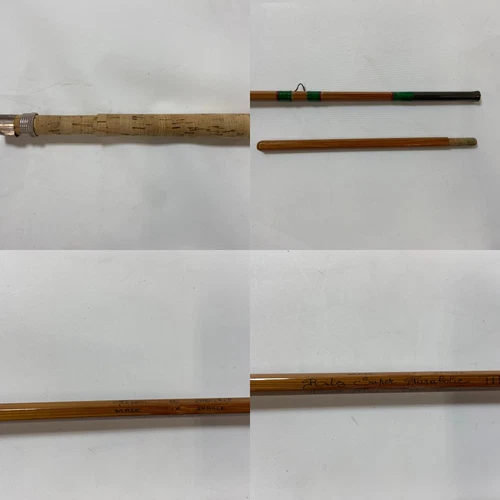 Pezon Et Michel Ritz Fly Rod Power Plus 8 3 6/7 With Case B Rank - Picture 8 of 8