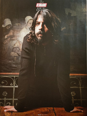 FOO FIGHTERS, DAVE GROHL. A4 Magazine Poster KERRANG  Kb1 ##