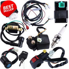 ATV Wiring Harness CDI Coil Kit 50cc-125cc Electric Start - US