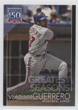 2019 Update 150 Years of Professional Baseball Black Vladimir Guerrero HOF 4al