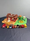 Vintage Fisher Price 1989 Chunky Little People McDonald's Playset Playground