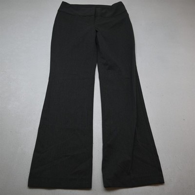 Express 4 Gray Wide Waistband Editor Flare Dress Womens Pants
