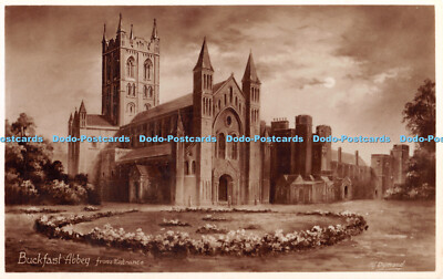 R362544 Buckfast Abbey aus Eingang R J Dymond Chic Serie Charles Worcester