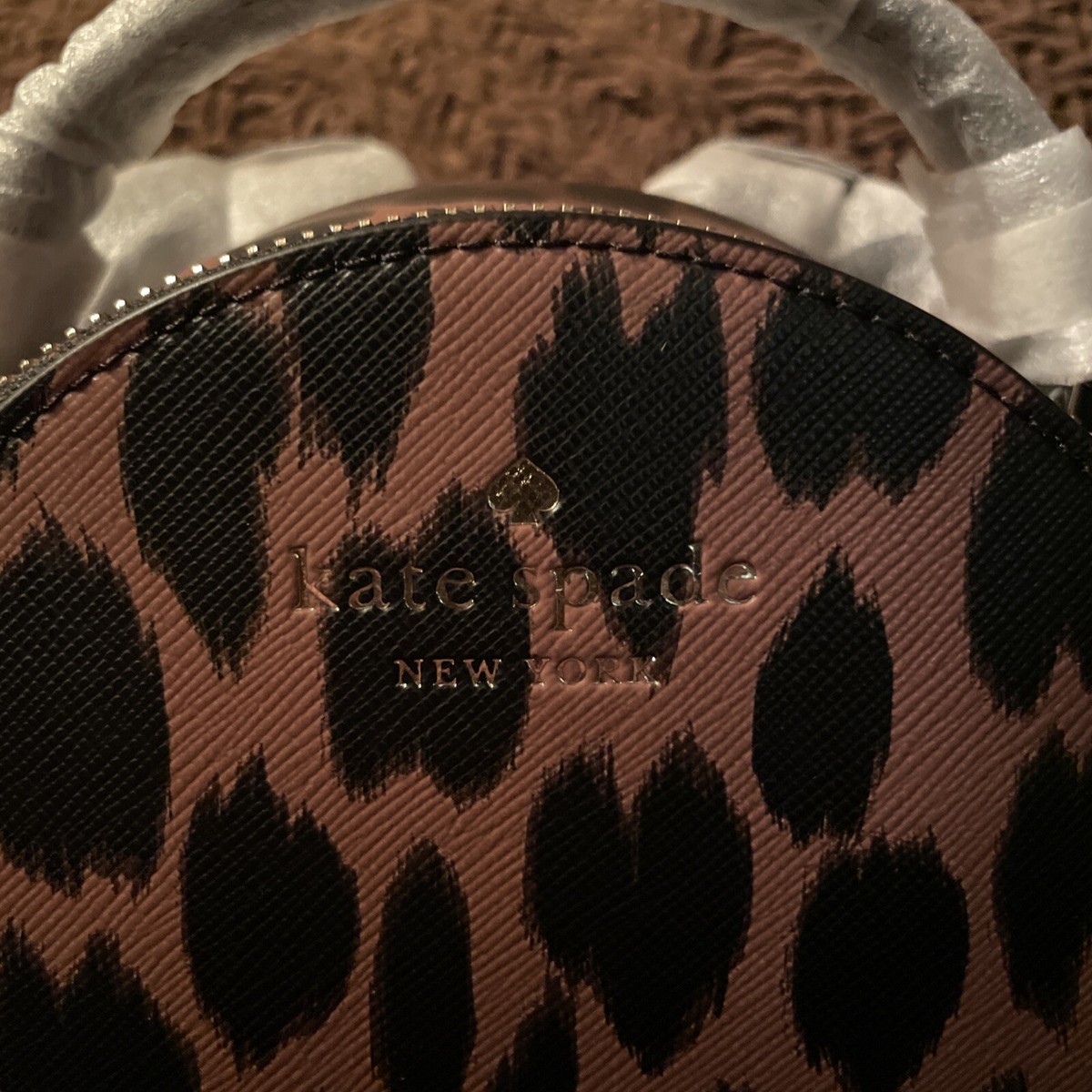 New Kate Spade Schuyler Mini Backpack Spotted Animal Print 