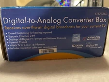 RCA Digital-To-Analog TV Converter Box No. STB7766G1