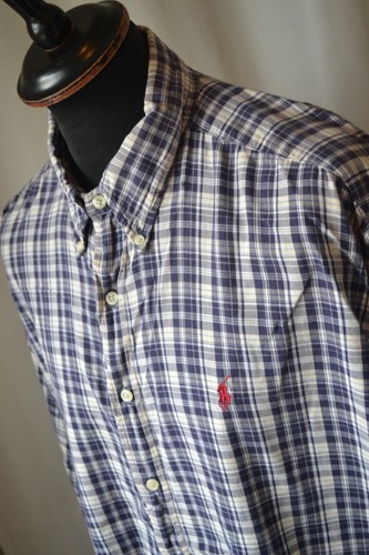 Vintage Ralph Lauren check flannel work wear shirt size small western - Picture 6 of 12