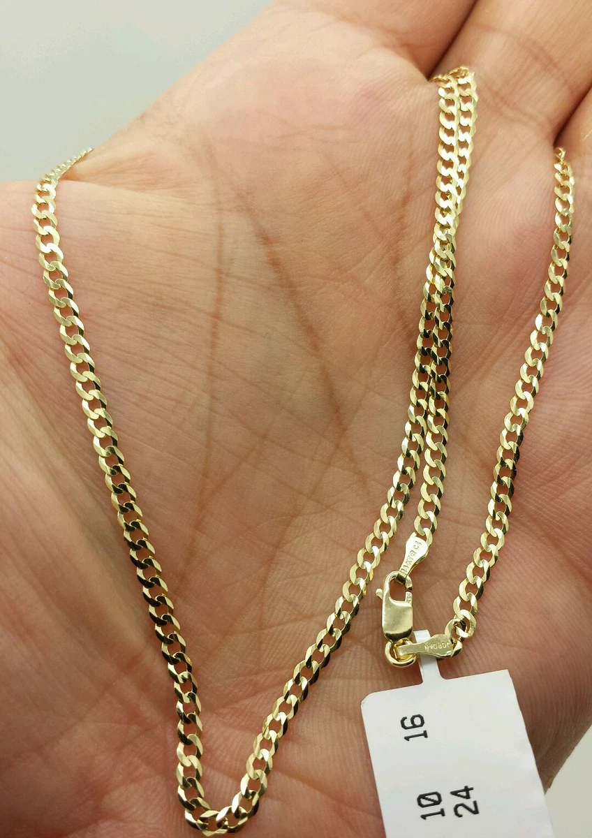 Thin cuban 2024 link chain