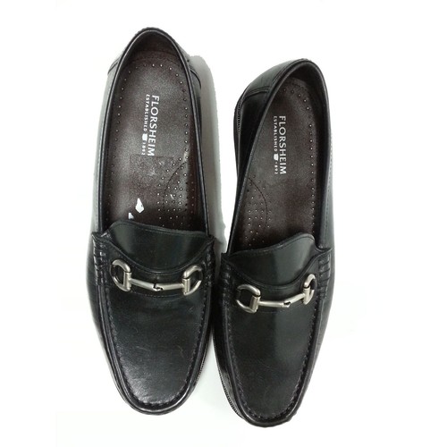 Florsheim Men Penny Loafers Shoes Leather Black Size 8.5 Lightweight - Picture 8 of 19