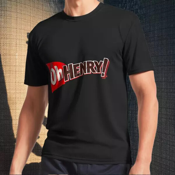 Oh Henry T-Shirt Active T-Shirt Logo Men's T-Shirt Funny Size S to 5XL