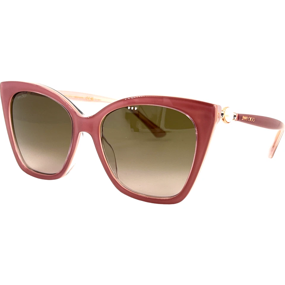 Jimmy Choo Rua GS Womens Plastic Sunglass Y9AHA Pearlized Nude 56-18 w Case - Image 2 of 4