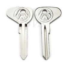 2x VW BLANK KEY Fit For VOLKSWAGEN BEETLE TYPE 3 SUPER KARMAN GHIA 1971 - 1979