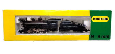 N Minitrix 2018 0-6-0 PRR Loco & Slope Bk Tender#7946 missing step