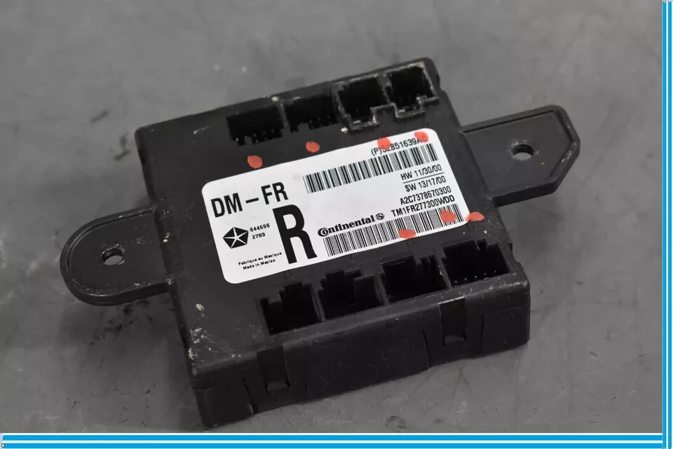 14-17 Maserati Ghibli Front Right Passenger Side Door Control Module OEM