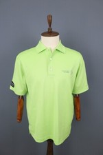 FJ FootJoy Green Golf Sports Wear Short Sleeve Polo Shirt Size L