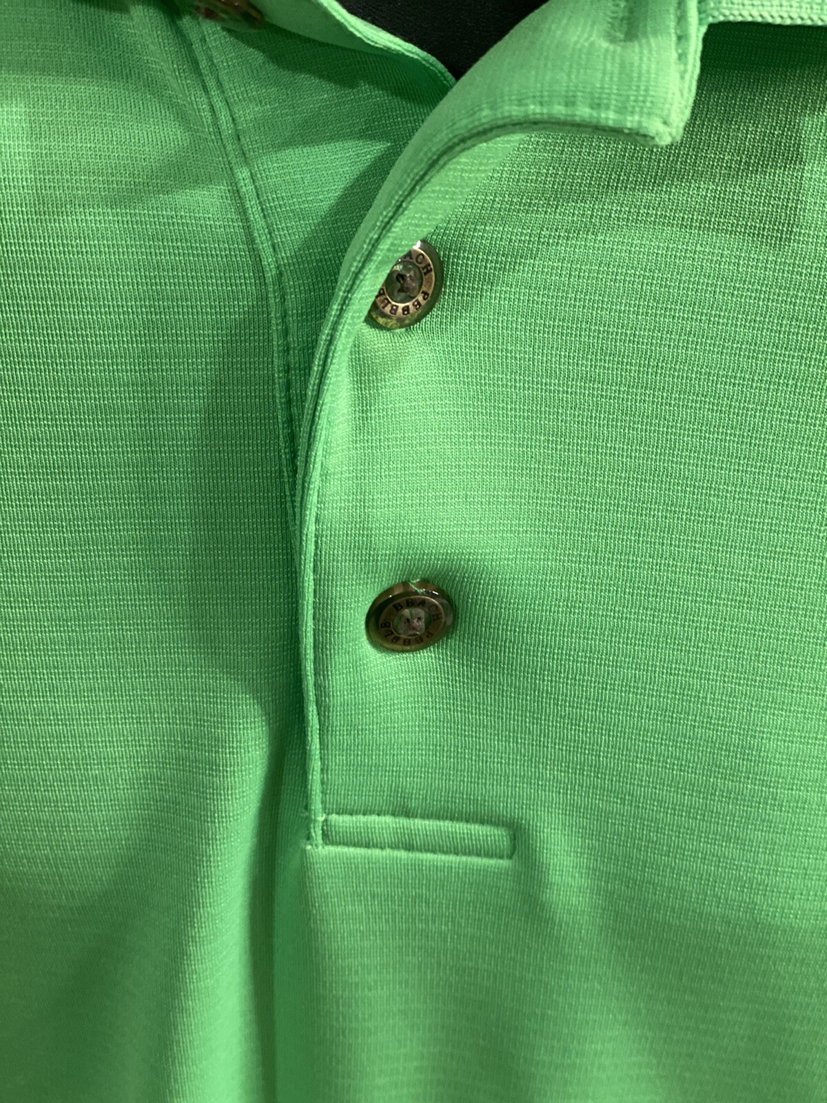 Pebble Beach Performance Medium Polo Solid Bright… - image 4