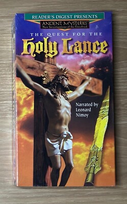 The Quest For The Holy Lance Narrated by Leonard Nimoy SEALED VHS tape NOS new