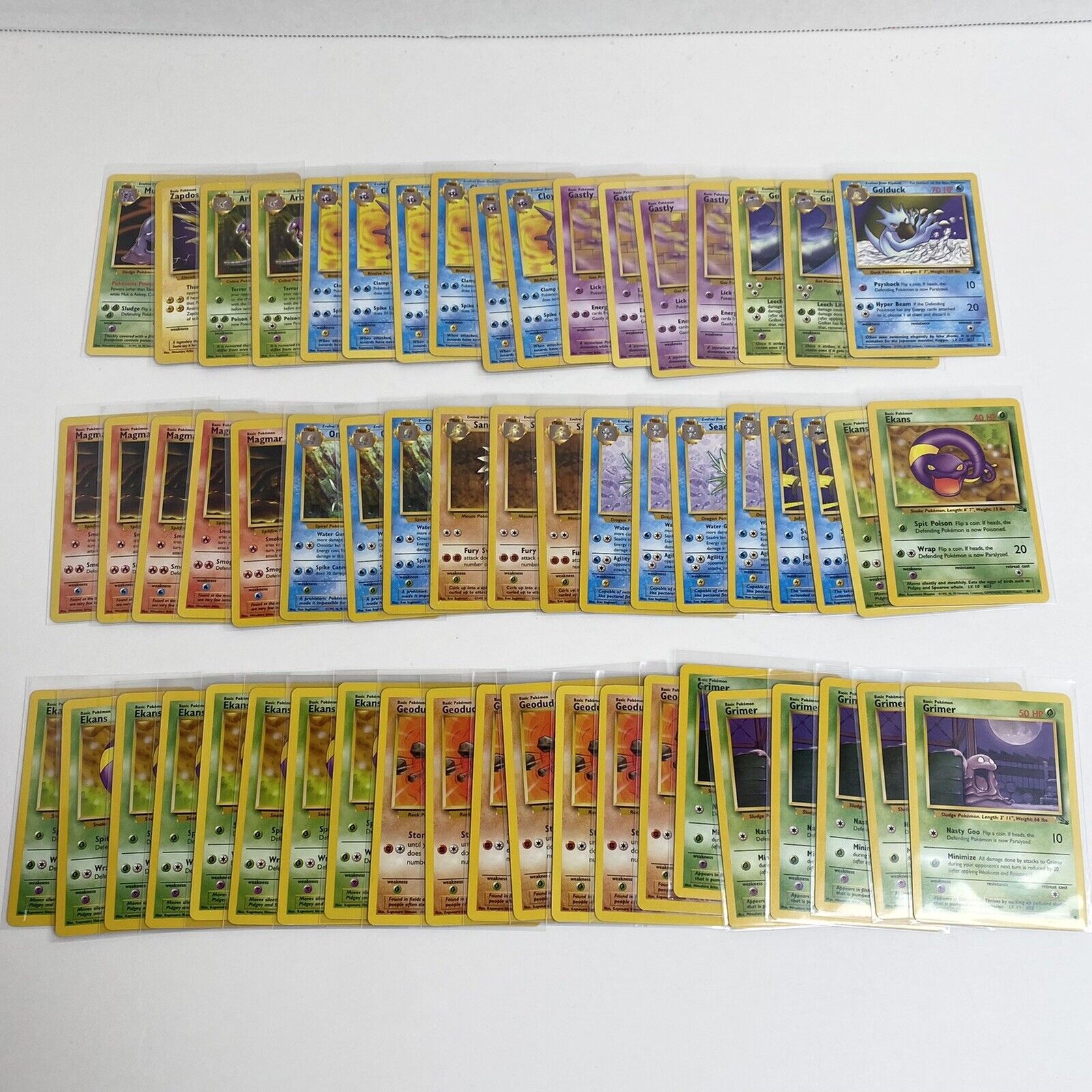 Pokemon 1999 Fossil Unlimited Non Holo 178 Max Mail order cheap 72% OFF Lot Cards Played - Of