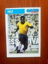 Pele - ex Santos & Brazil - Onze Mondial France card - 15 x 10 cm