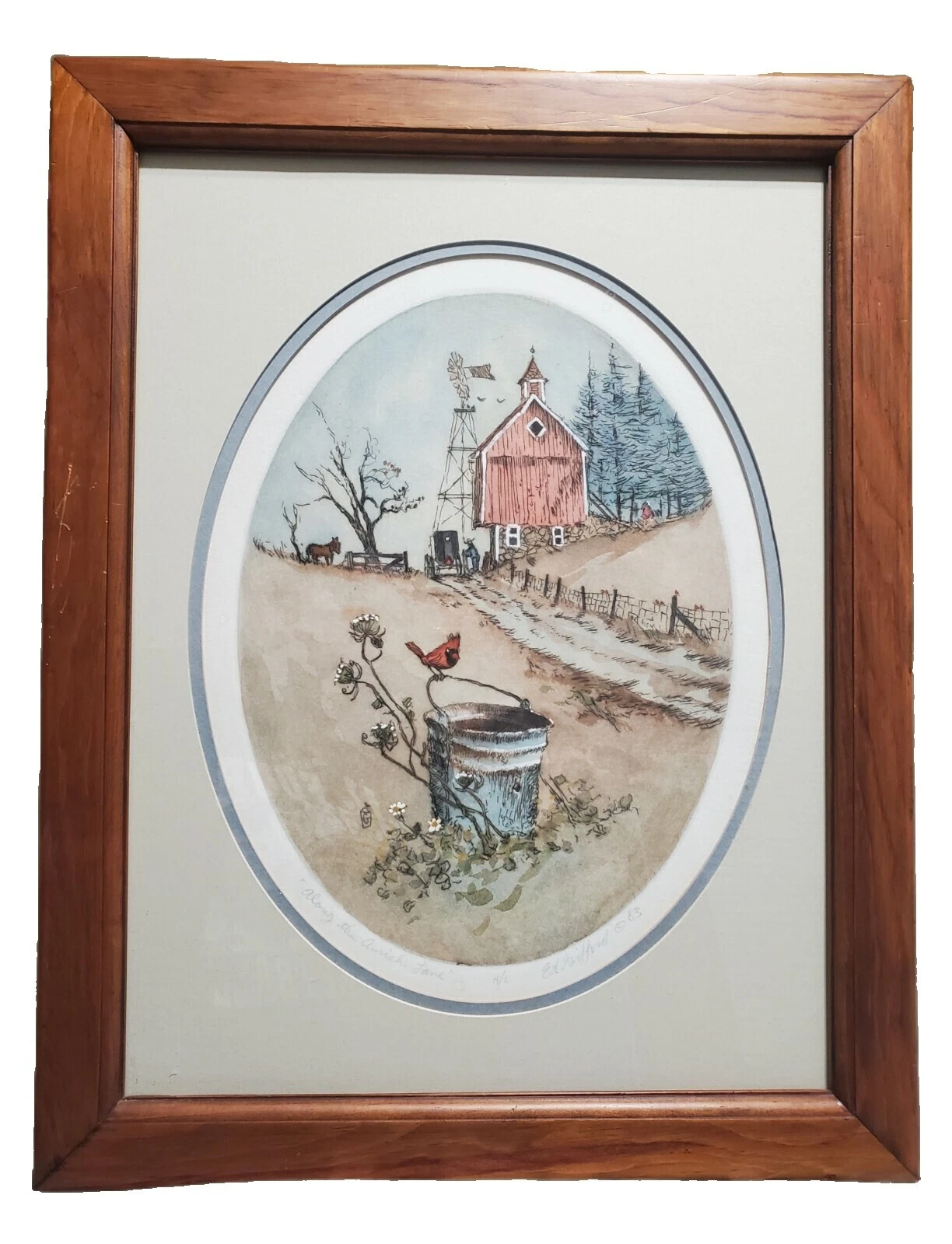 Realismo dibujos de arte agrícolas