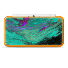 Skins Decal Wrap for Nintendo 2DS XL - Paint Swirls Abstract Watercolor
