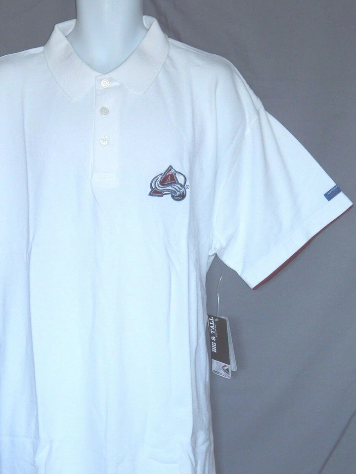 Colorado Avalanche Shirt Big Mens Xlt 2xl 2xt 3xl 3xt 4xl 5xl 6xl New Polo Tall - Image 3 of 4