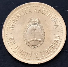 10 centavos 1992 Argentyna 🇦🇷 KM# 107 19 sunrays (Santiago de Chile Mint)