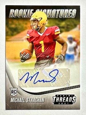 2021 Threads Michael Strachan Rookie Signatures Auto SP Autograph