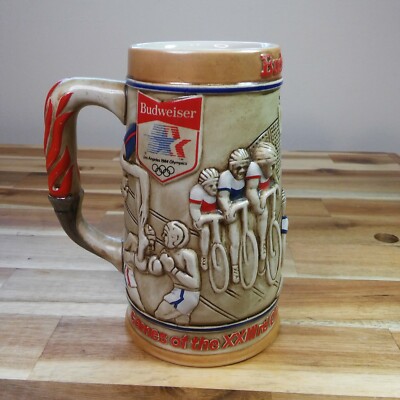1984 olympic budweiser beer stein