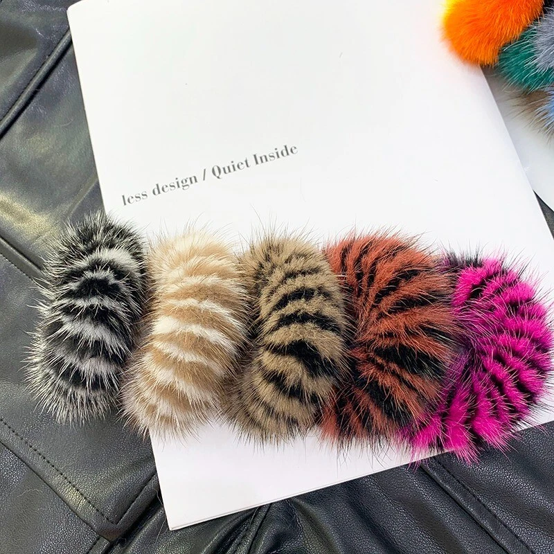 Женщин женщины милый реальный норки волос кольцо волос веревки волос группы волос аксессуары - Изображение 3 из 4