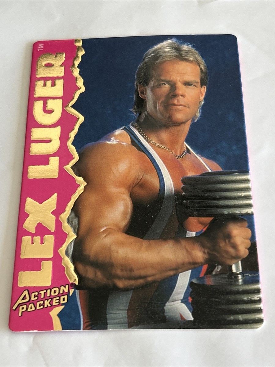 1995 Action Packed WWF #7 LEX LUGER | eBay