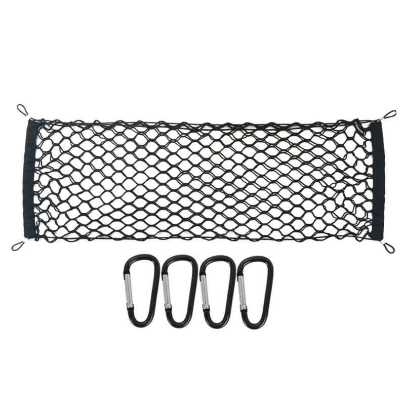 Heavy-Duty Elastic Cargo Net for Pickup Truck Bed Secures Loads