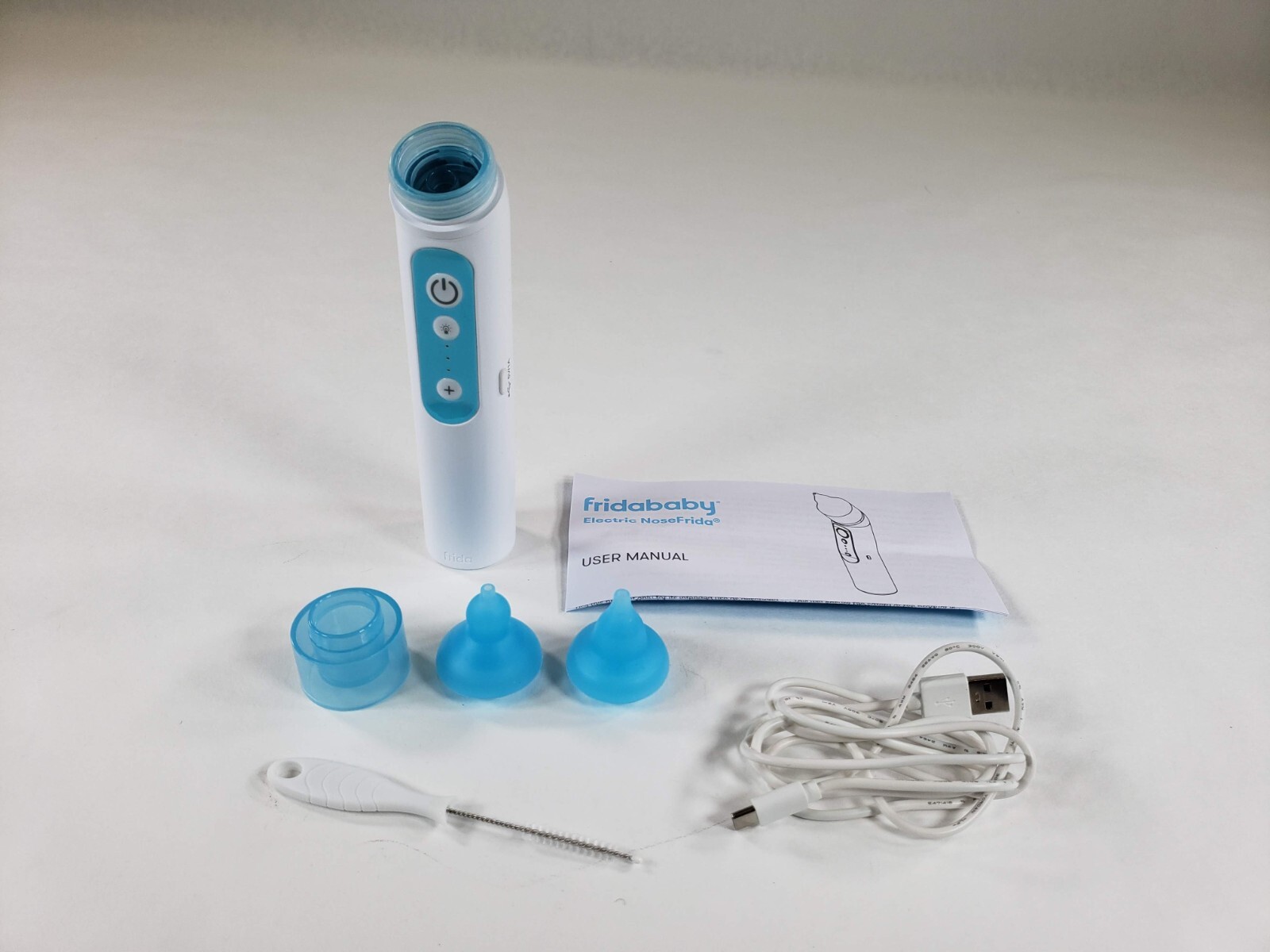  FridaBaby Electric NoseFrida  Aspirador nasal recargable por  USB con diferentes niveles de succión por Frida Baby : Bebés