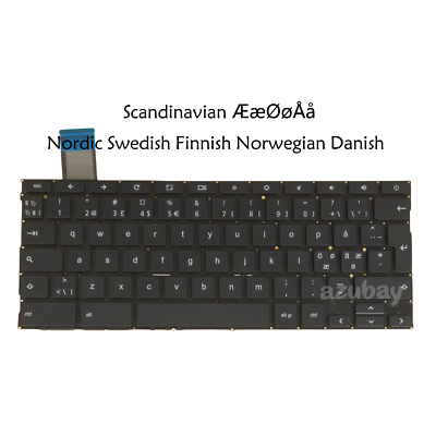 US English / Nordic Laptop Keyboard for Asus Chromebook C300