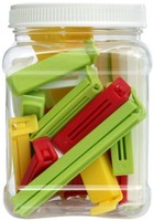Twixit Linden Sweden Bag Clips, White/yellow/red/lime, Set Of 2 Super 6 Large 8 on sale Twixit Linden Sweden Bag Clips, White/yellow/red/lime, Set Of 2 Super 6 Large 8 on sale