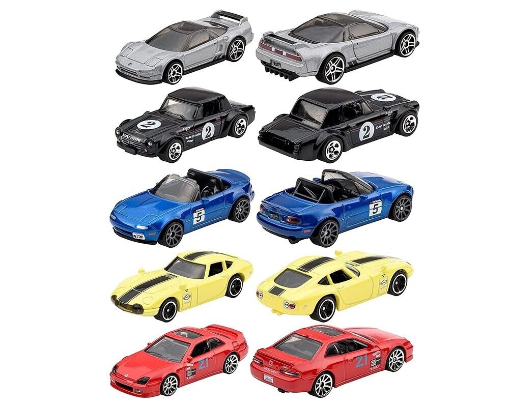 Hot Wheels 2023 Walmart Exclusive Theme JDM J-Imports 5 Car