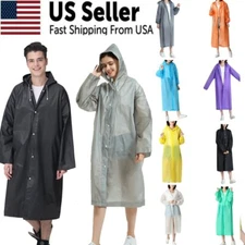 Adult Raincoat Men Women Kid Rain Coat Hooded Waterproof Jacket Poncho