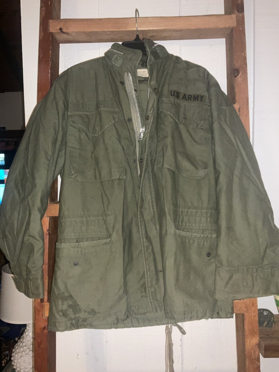 vintage m 65 field coat jacket vietnam avitation helicopter patch