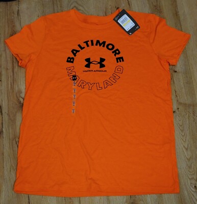 Baltimore Maryland Under armour HeatGear T-Shirt Women's size-Medium NWT 