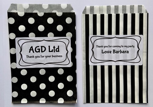 PERSONALISED SWEET BAGS Candy Cart Wedding Christening Birthday Party Mehndi Eid - Picture 21 of 31