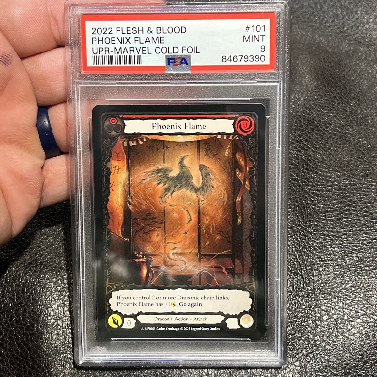 2022 Flesh & Blood Phoenix Flame UPR101 Marvel Cold Foil PSA 9 | eBay
