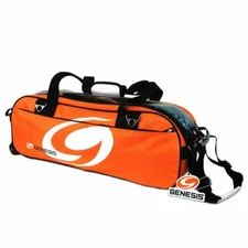 Genesis Sport Orange 3 Ball Tote Bowling Bag
