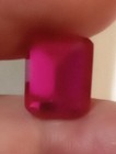 NATURAL EARTHMINED GGL CERTIFIED GEM TESTED EMERALD CUT HEATED RUBY 8.70 CTS — photo 6